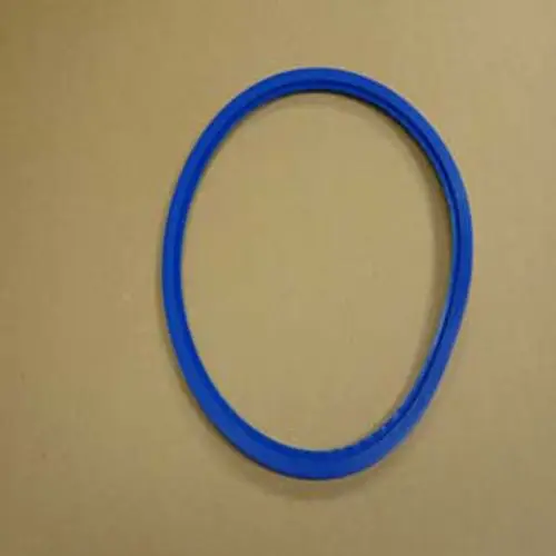 Blauer Abdichtungsring auf einem hellen Untergrund, geeignet für Remeha-Produkte, um eine dichte Verbindung zu gewährleisten.